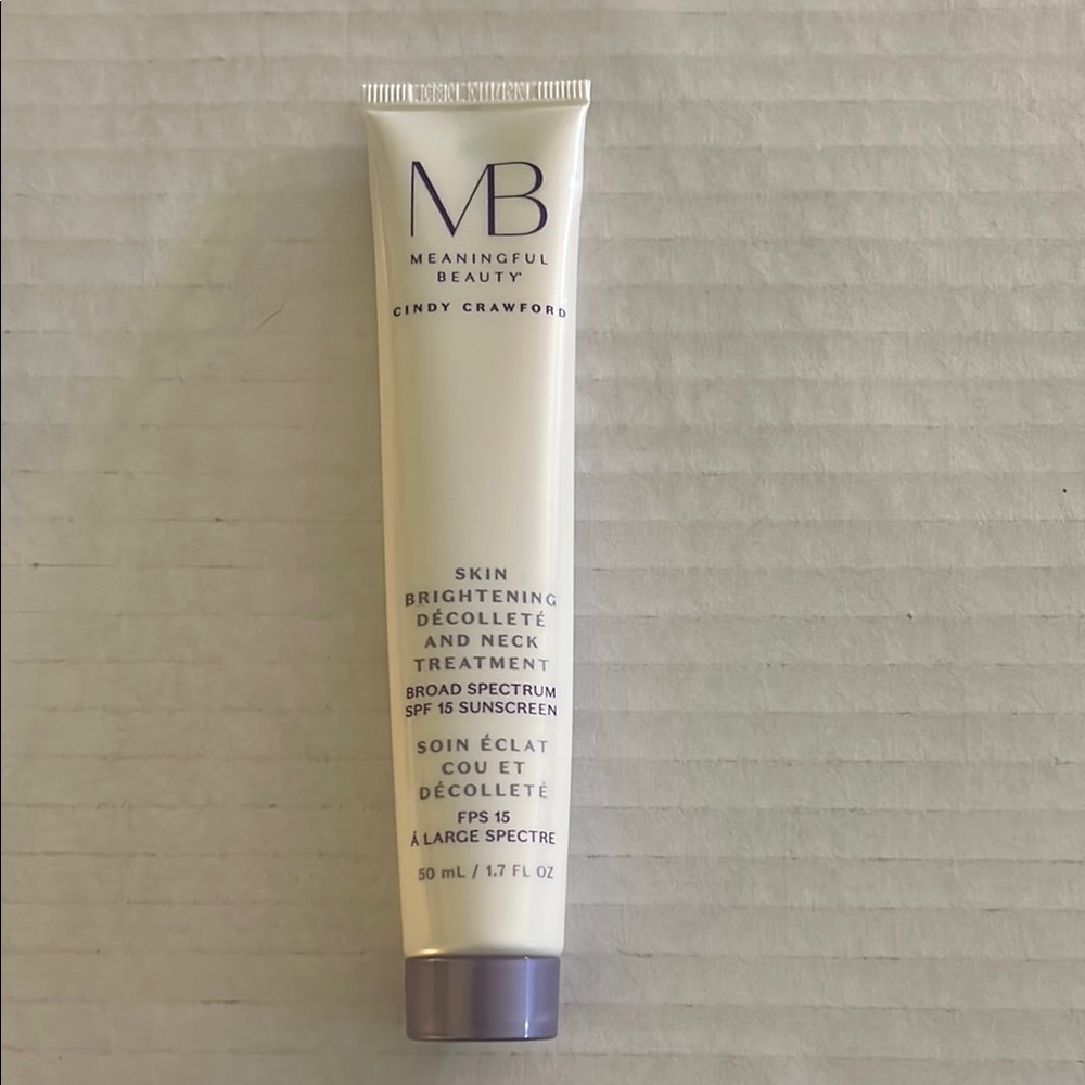 Meaningful Beauty Neck Treatment Cream with Purple Cap